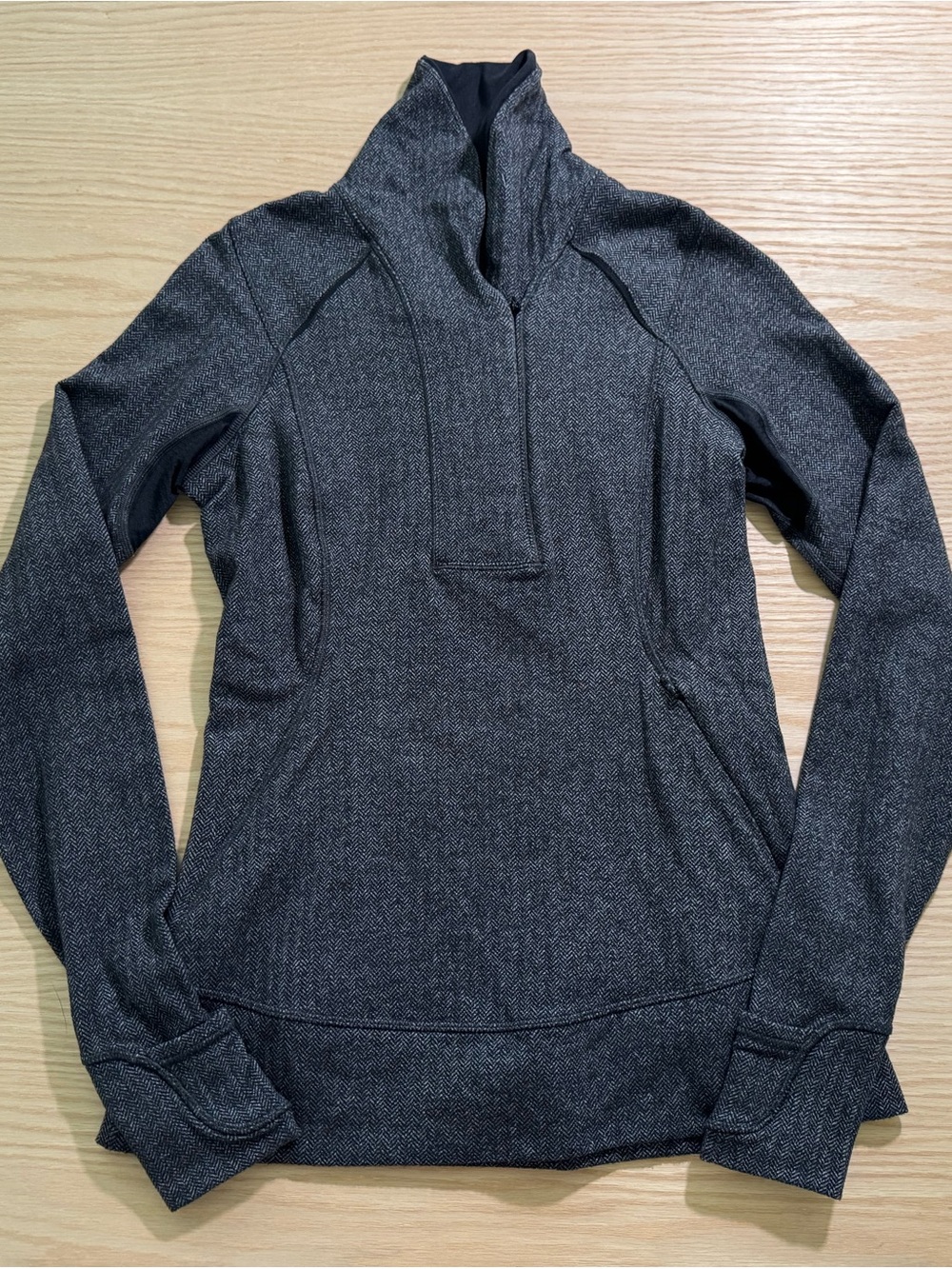 lululemon athletica Charcoal Half-Zip Pullover